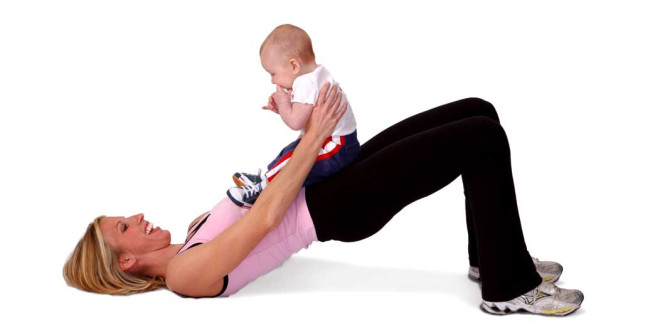 Baby Play Time Can Help Your Waistline